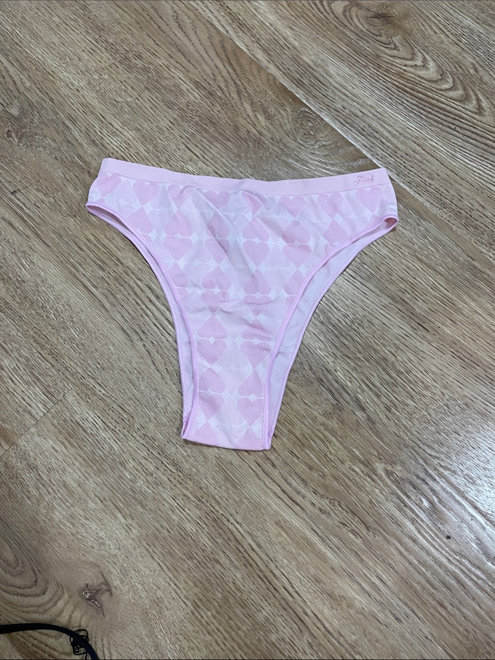 Victoria's Secret Light Pink Patterned Bikini Brief